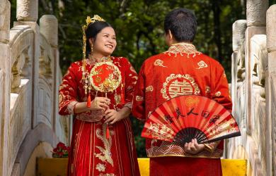 Nét độc đáo trong đám cưới truyền thống ở Trung Quốc